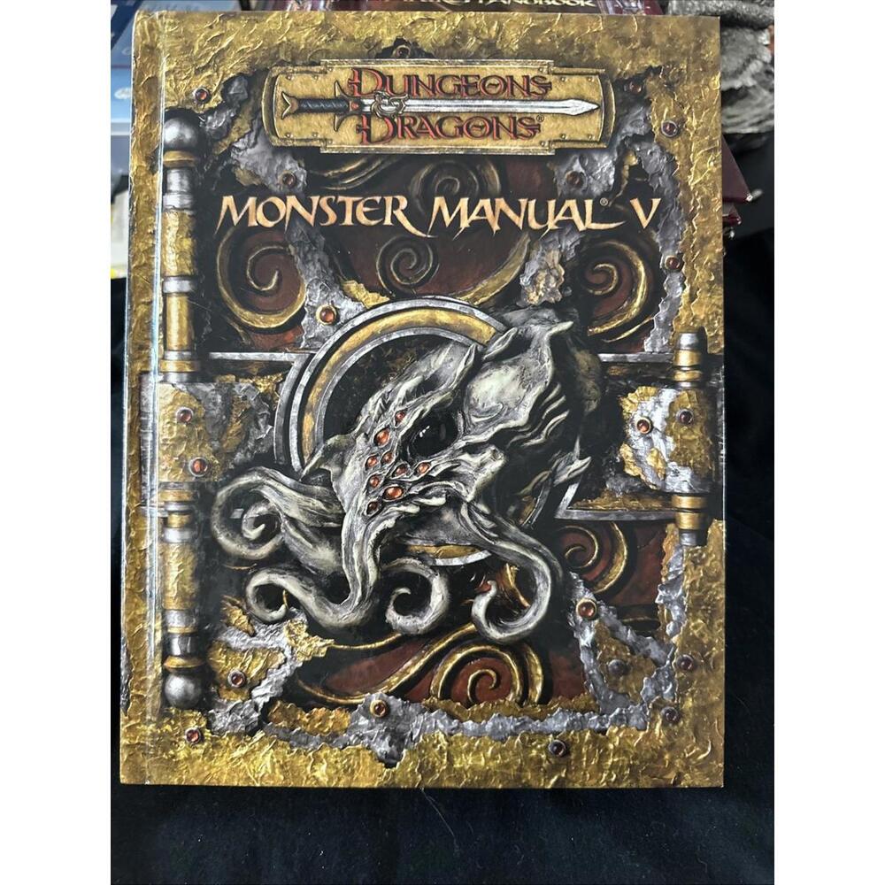 Dungeons & Dragons DnD Edition 3.5 Monster Manual V 5 Hardcover 1st Print 2007,